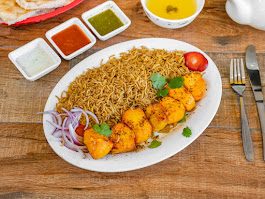 Chicken Kabab over rice